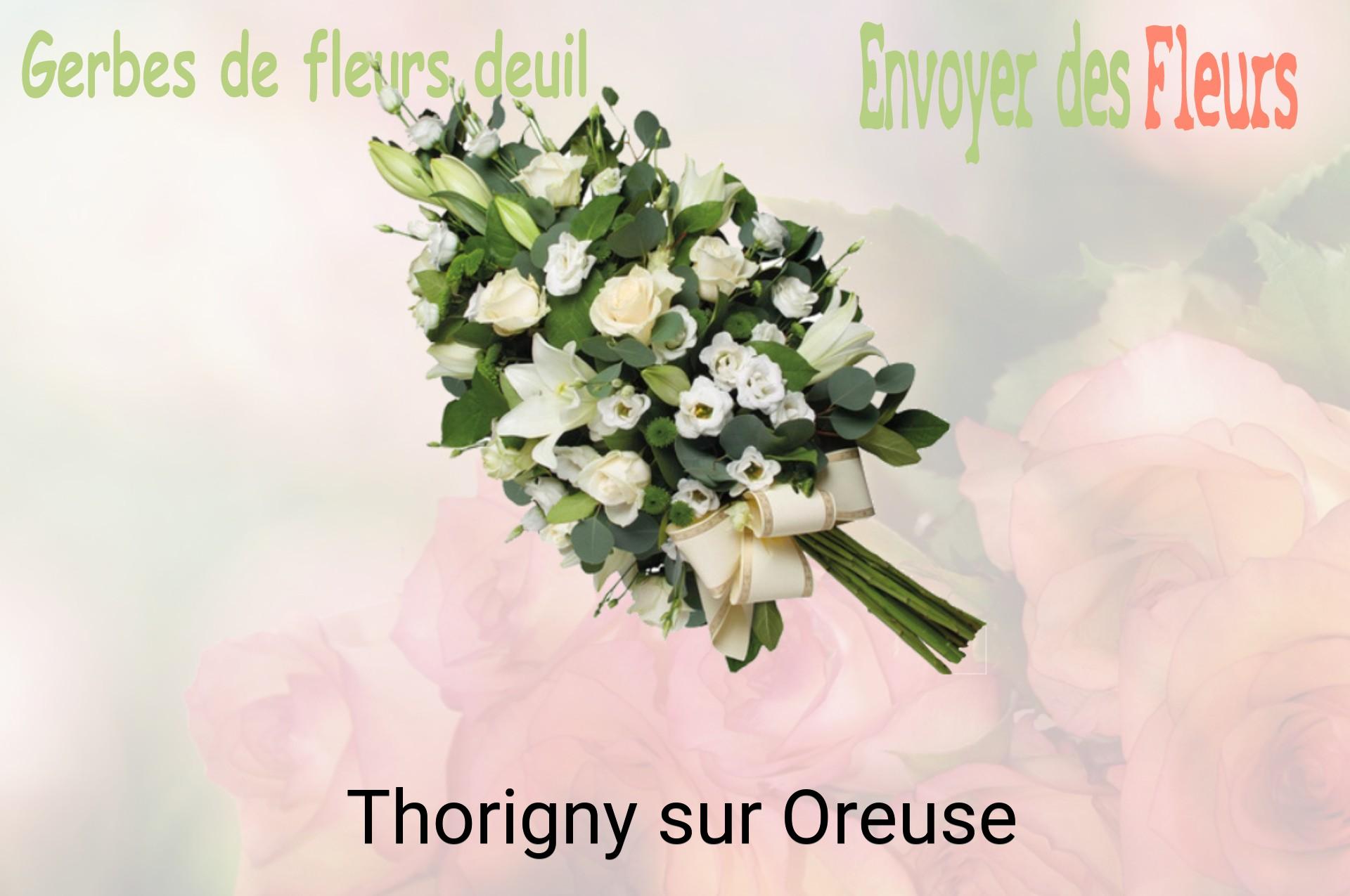 Gerbe de fleurs de deuil livrée à Thorigny-sur-Oreuse